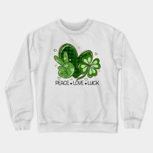 Peace Love Luck Crewneck Sweatshirt